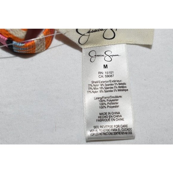 Jessica Simpson Women's Size M Escape to Pacific Retro Bikini Top, HH423AFA - Picture 5 of 5